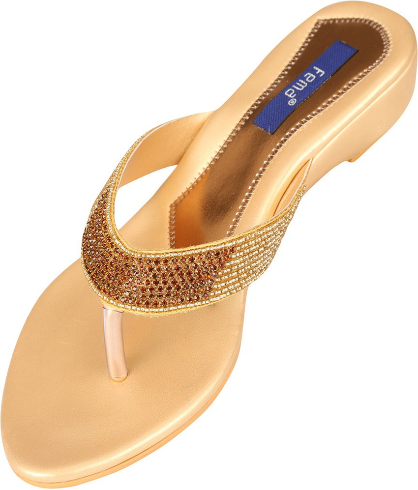 Golden new arrivals chappal online