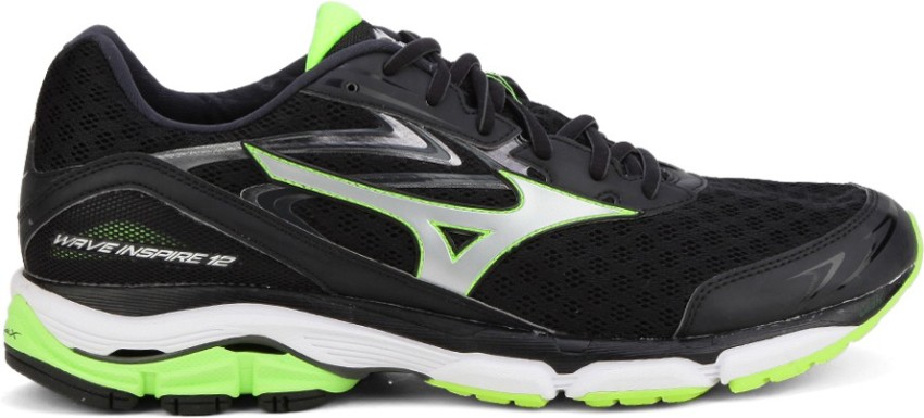 MIZUNO WAVE INSPIRE 12 Running Shoes For Men Buy Black Silver