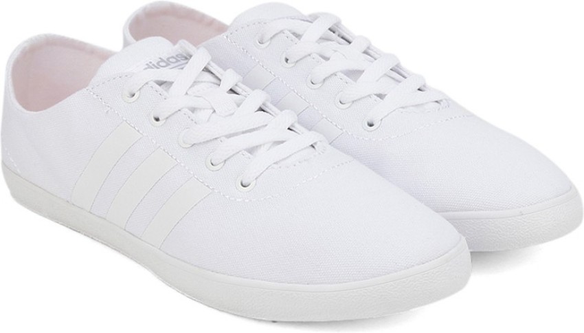 ADIDAS NEO CLOUDFOAM QT VULC W Sneakers For Women Buy FTWWHT FTWWHT MSILVE Color ADIDAS NEO CLOUDFOAM QT VULC W Sneakers For Women Online at Best Price Shop Online for Footwears in