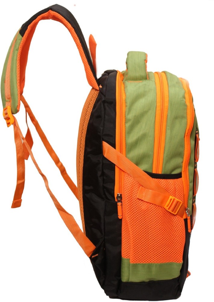 Black and discount neon green backpack