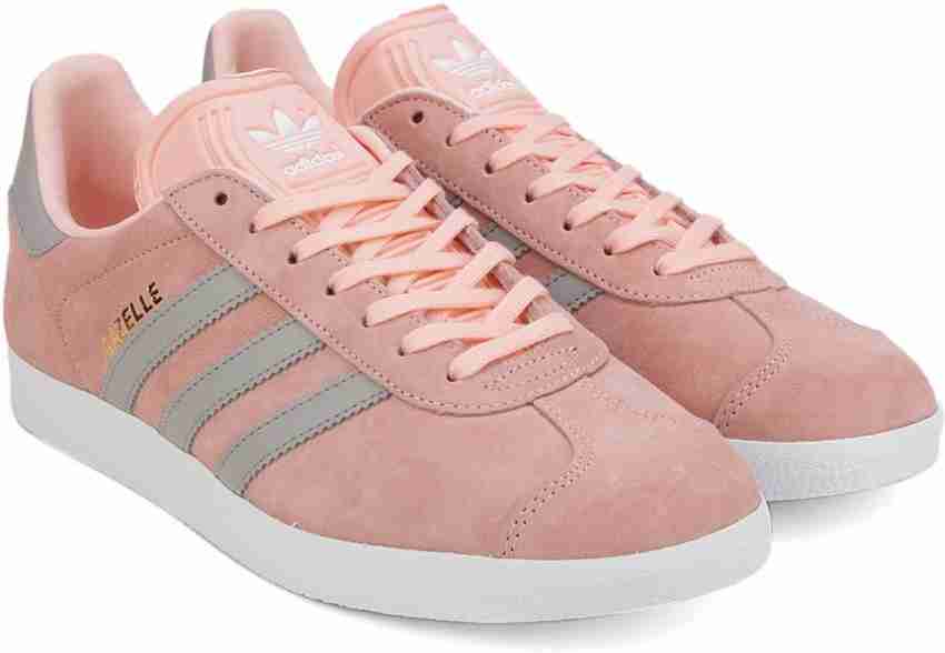 Adidas gazelle store gris rosa