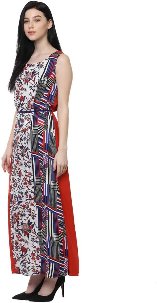 Akkriti by pantaloons printed maxi dress hotsell