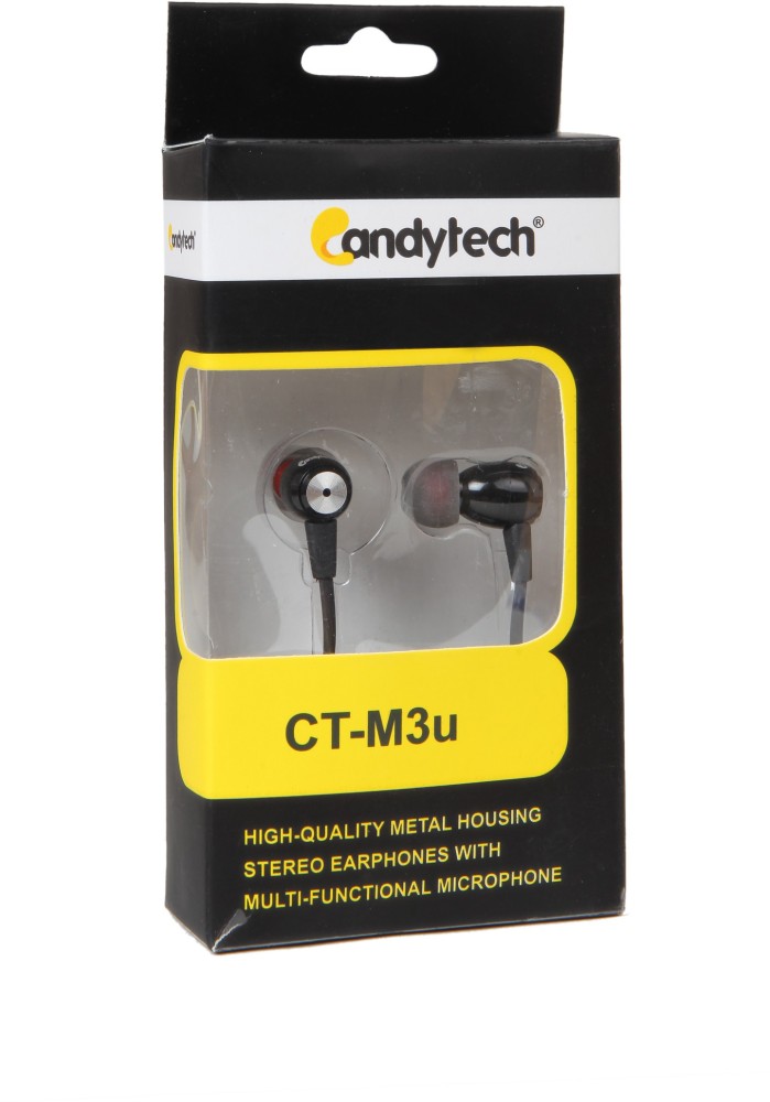 Candytech Blk CT M3 U Wired Headset Price in India Buy Candytech