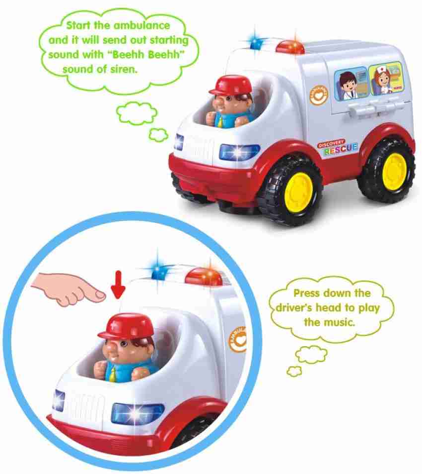 discovery rescue ambulance toy