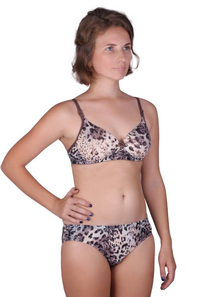 Buy online Black Lycra Bras And Panty Set from lingerie for Women