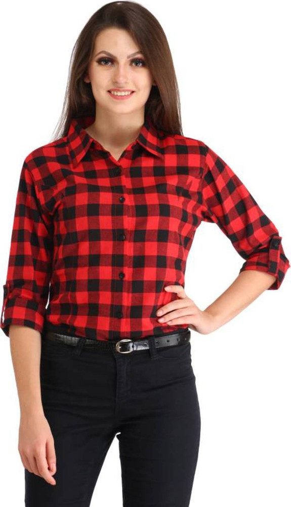 Girls red dress shirt hotsell