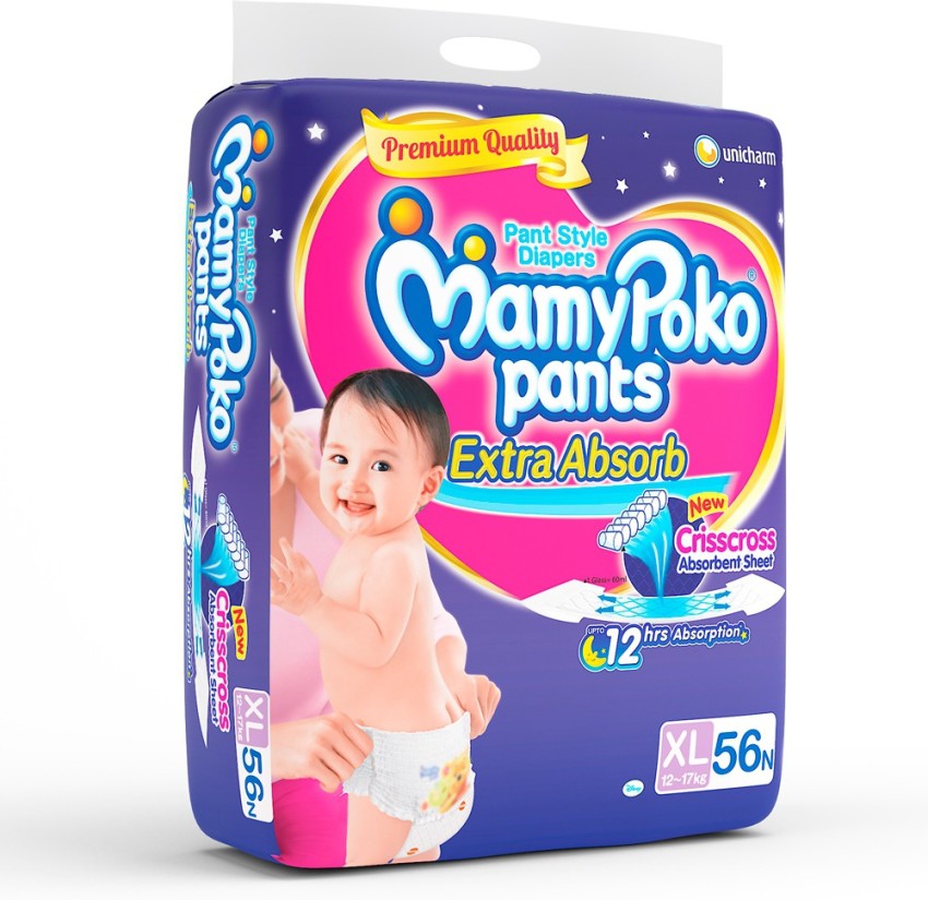 Buy MAMYPOKO PANTS STANDARD EXTRA LARGE  24 DIAPERS Online  Get Upto  60 OFF at PharmEasy