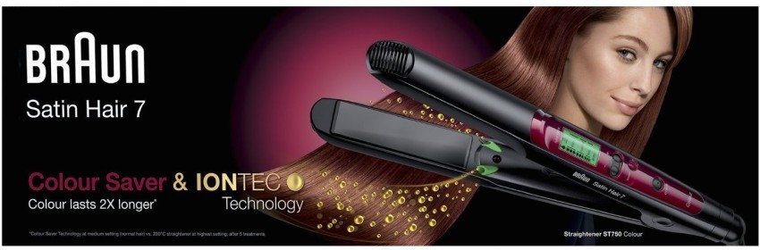 Braun hair outlet straightener brush