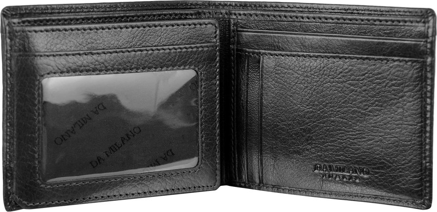 Da Milano Franzy Leather Mens Wallet - Black