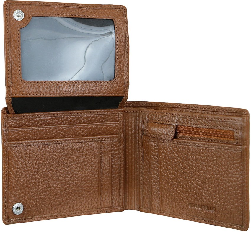 Da Milano Wallets : Buy Da Milano Genuine Leather Blue & Brown Mens Wallet  Online
