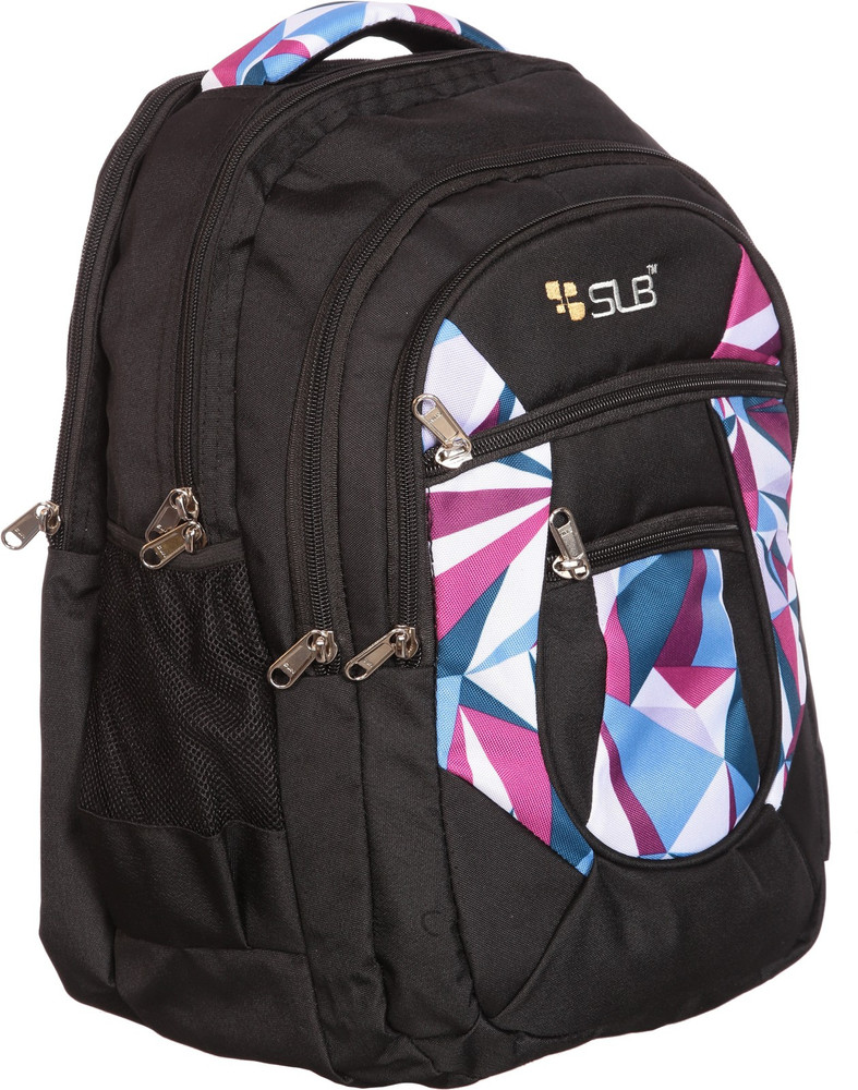 SLBL 15.6 inch Expandable Laptop Backpack Black Price in India