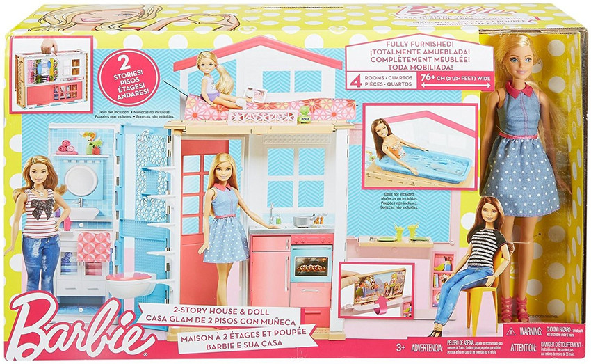 BARBIE DVV48 2 Story House Doll