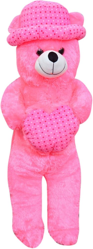 SS Mart 5 Feet Pink Cute Teddy Bear with Cap 153 cm 5 Feet Pink Cute Teddy Bear with Cap Buy Teddy Bear toys in India. shop for SS