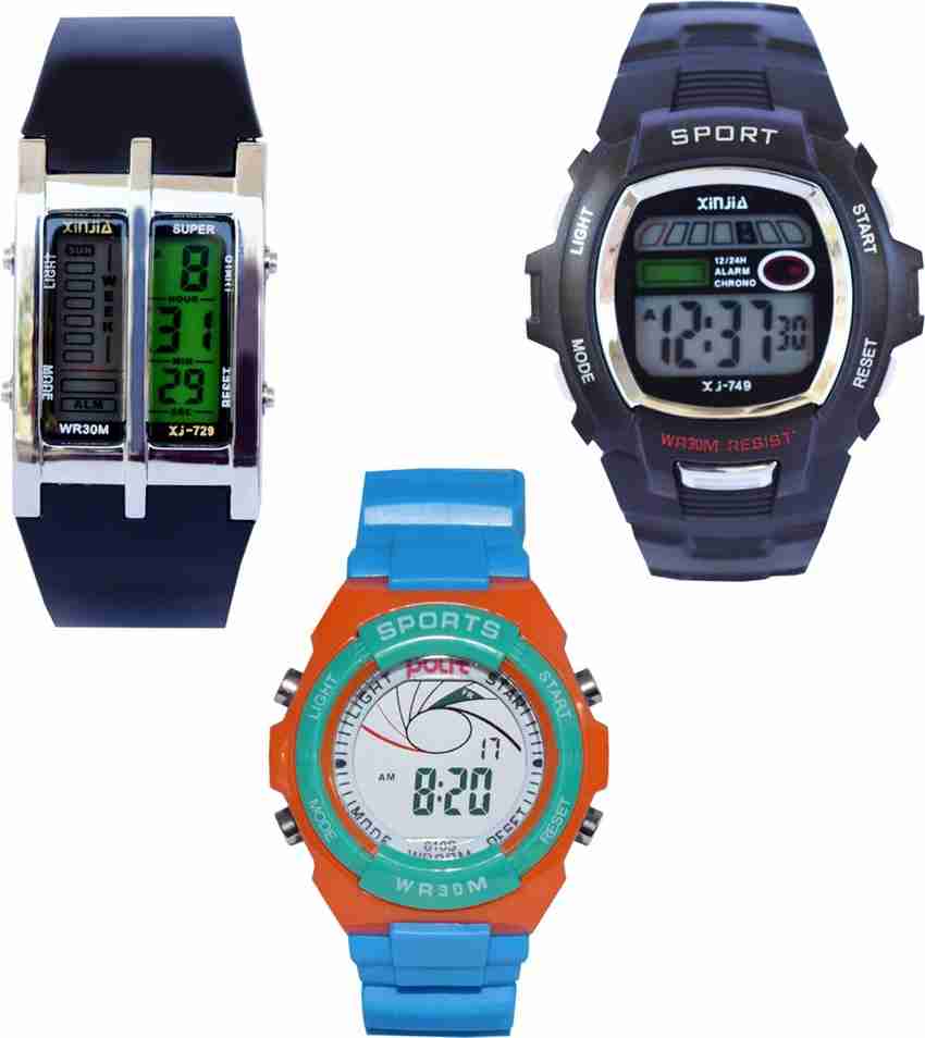 CREATOR Digital Watch For Boys Girls Buy CREATOR Digital Watch For Boys Girls Xinjia And Polit Triple Combo Online at Best Prices in India Flipkart