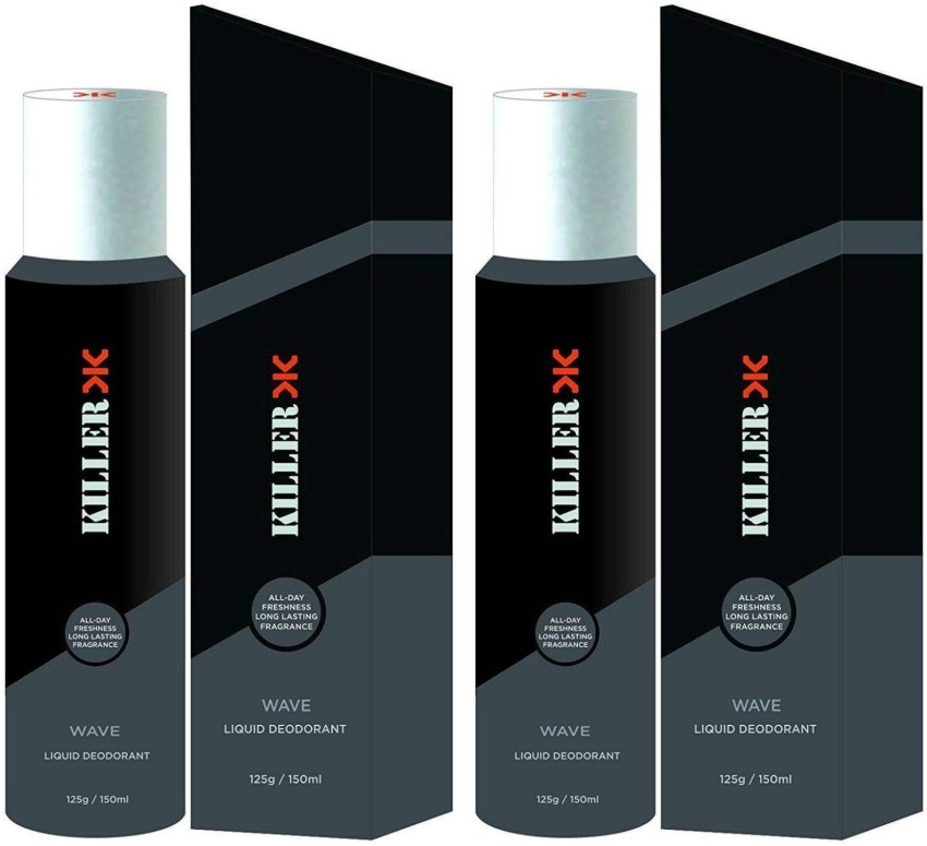 KILLER Wave Deodorant Combo 2 Deodorant Spray - For Men & Women