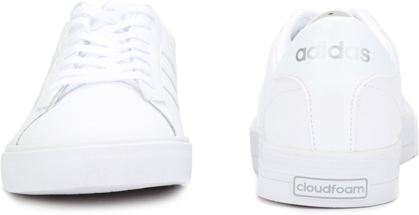 Adidas neo cloudfoam all white online