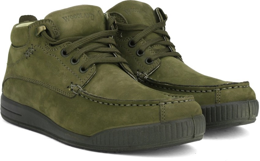 Woodland fashion boots olive green