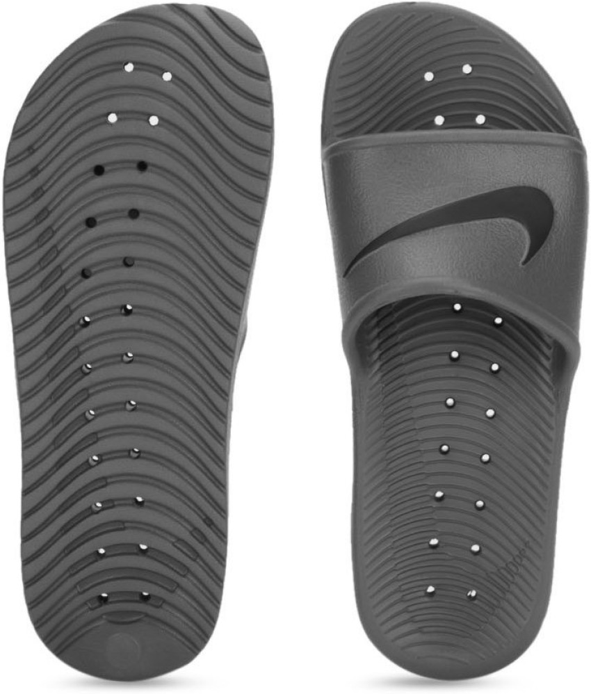 Nike black best sale kawa slides