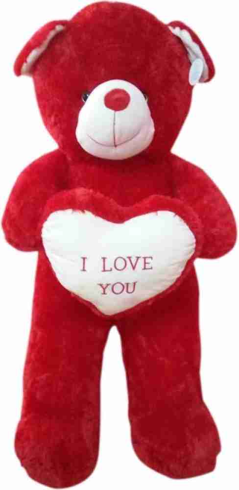 Red teddy store bear 5 feet