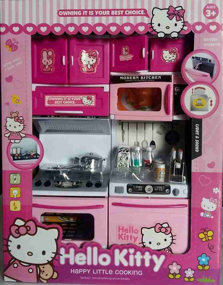 Kitty kitchen set hot sale