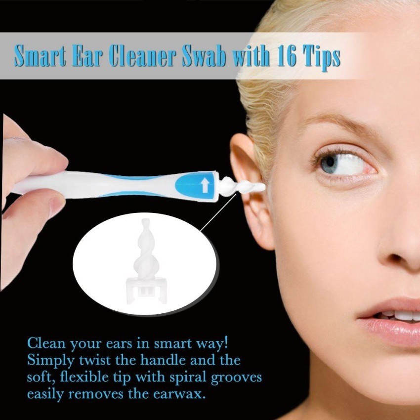 Ear Wax Cleaner Smart Removal Soft Spiral Swab Earwax Remover Tool Safe  Earpick