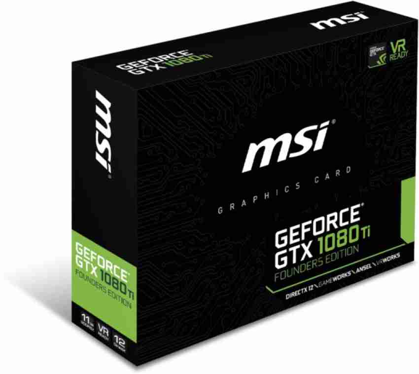 MSI NVIDIA GeForce GTX 1080 Ti Founders Edition 11 GB