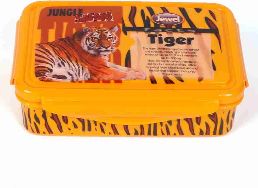 Lunchbox stainless steel - Safari Tiger