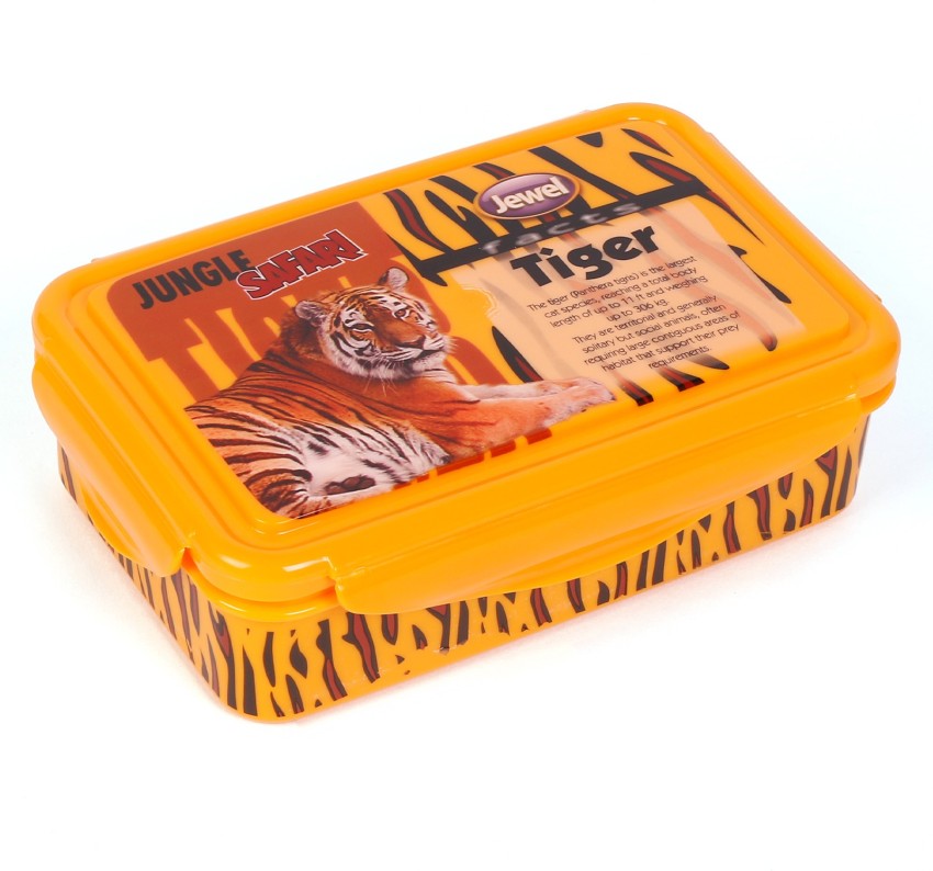 Lunchbox stainless steel - Safari Tiger