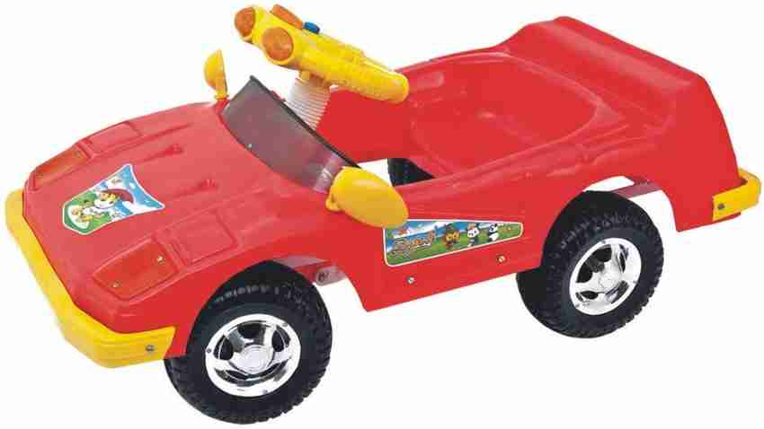 Ehomekart Red Sports Push and Pedal Car for Kids Car Non Battery