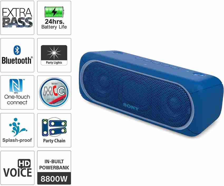 Buy SONY SRS XB30 Portable Bluetooth Speaker Online from Flipkart