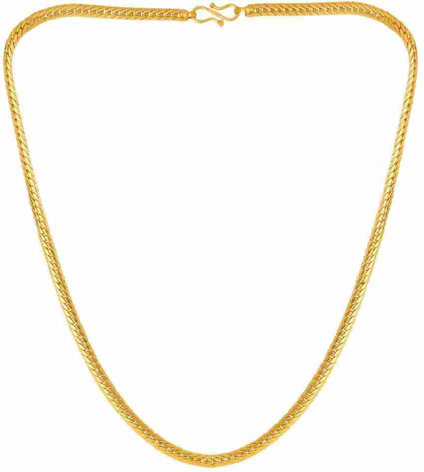 Dare for Voylla Artificial Classic Plain Gold plated Plated Brass Chain Price in India Buy Dare for Voylla Artificial Classic Plain Gold plated Plated Brass Chain Online at Best Prices in India
