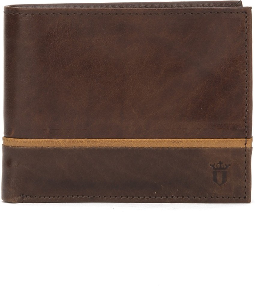 LP LOUIS PHILIPPE Men Casual Grey Genuine Leather Wallet BROWN - Price in  India