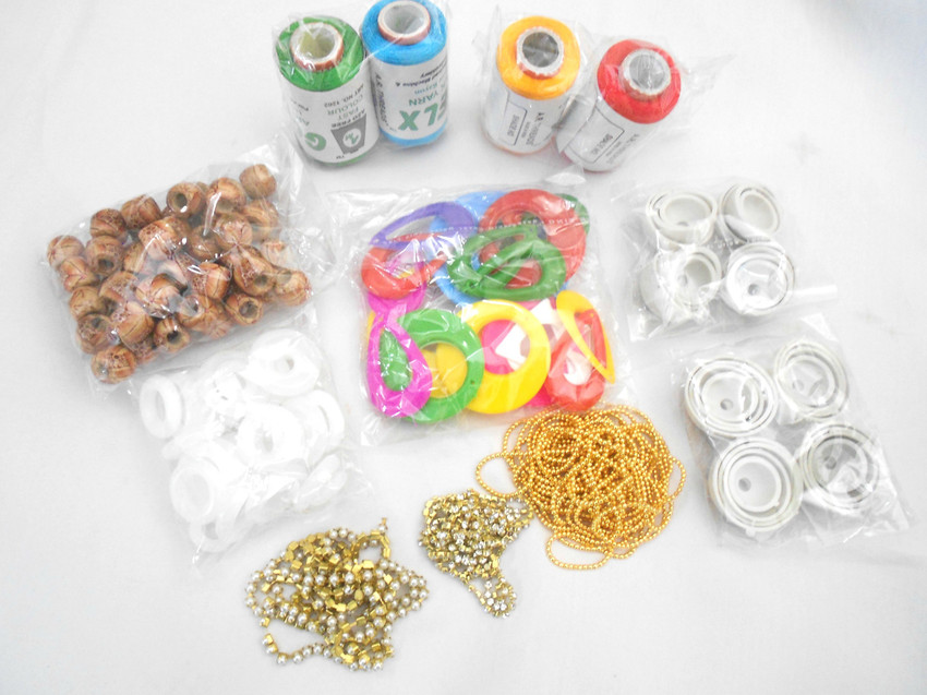 Silk thread jhumka making sale