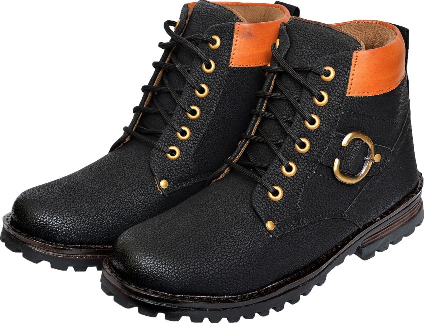 Buy DESI JUTA Desi Juta Bote Buck stylish Boots Buckle for Men online   Looksgudin