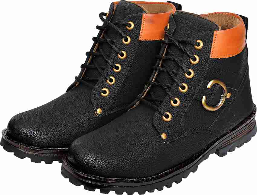 DESI JUTA Desi Juta Bote Buck Boots For Men Buy Black Color DESI