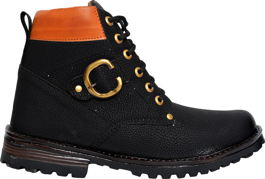 DESI JUTA Desi Juta Bote Buck Boots For Men Buy Black Color DESI