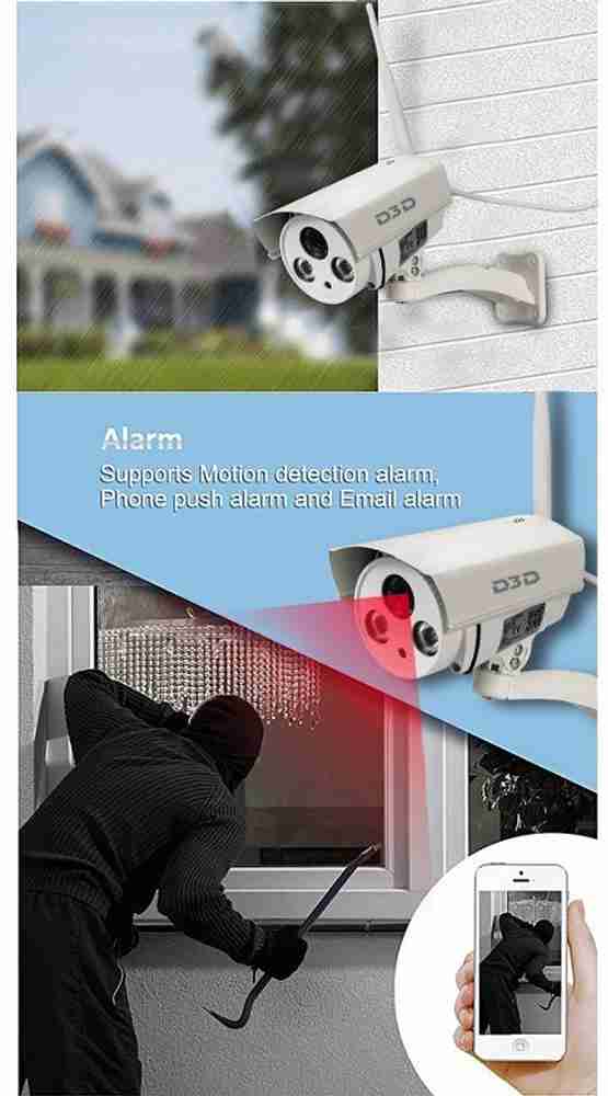 D3D Wireless HD Outdoor IP WIFI CCTV Outdoor Security Camera