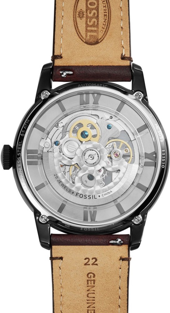 Fossil best sale automatic homme