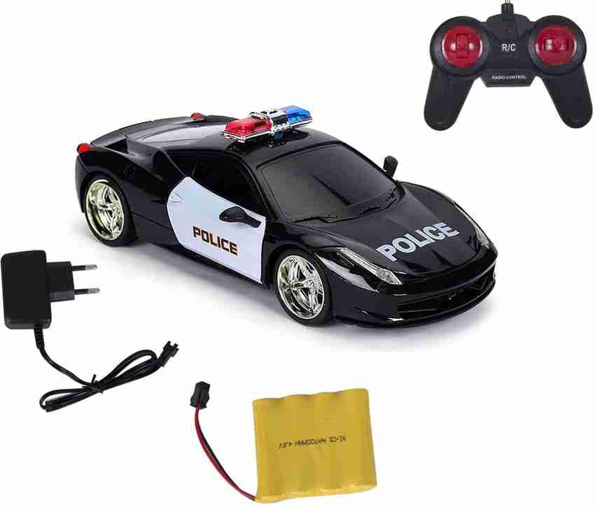 SMILES CREATION 1 18 Scale Rechargeable Remote Control Police Car