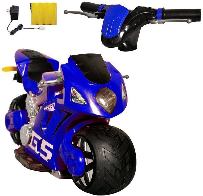 Blue motorbike toy deals