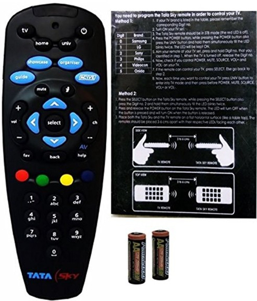 Tata sky remote phone clearance