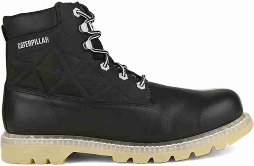 CAT BEACON Boots For Men Buy Black Color CAT BEACON Boots For