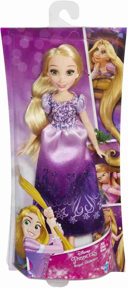 Royal shimmer rapunzel doll clearance