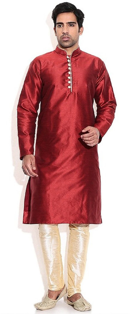 Larwa men's kurta and churidar set top