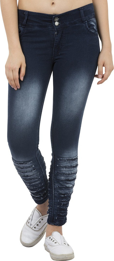 Swag India Skinny Women Dark Blue Jeans Buy Swag India Skinny