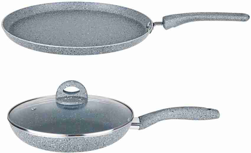 Marble Coated Non Stick Tawa/ Paratha Pan - 28 cm