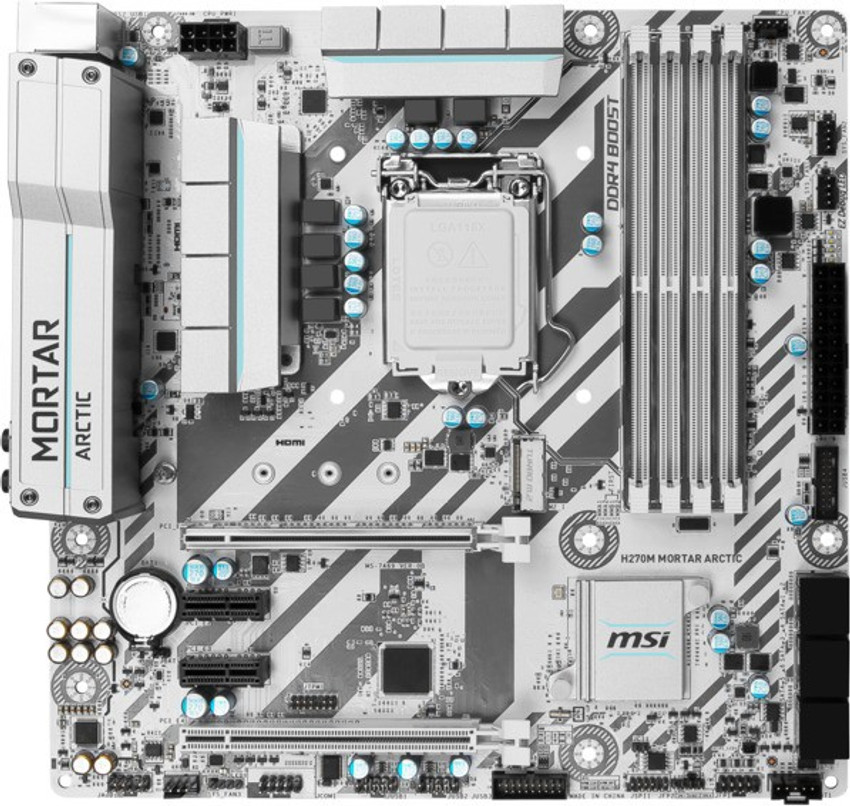 MSI H270M MORTAR ARCTIC Motherboard - MSI : Flipkart.com