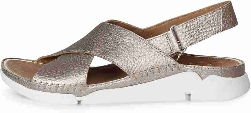 CLARKS Tri Alexia Gold Metallic Women Gold Flats Buy Gold