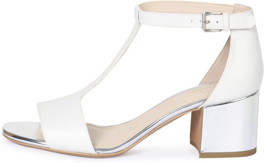 Clarks shop white heels