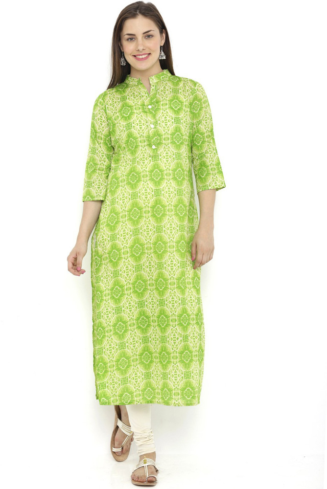 Breya Women Floral Print Straight Kurta Buy Breya Women Floral